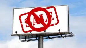 No Sales on Billboards