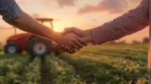 Shaking Hands With Farmer