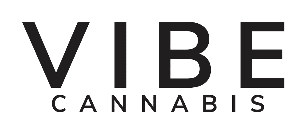 Vibe Cannabis Logo Black No Background