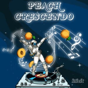 Illicit Peach Crescendo Strain Art