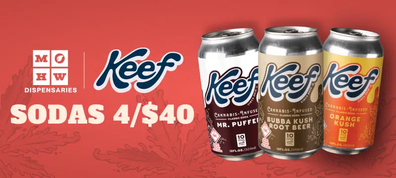 Keef Sodas 4/$40