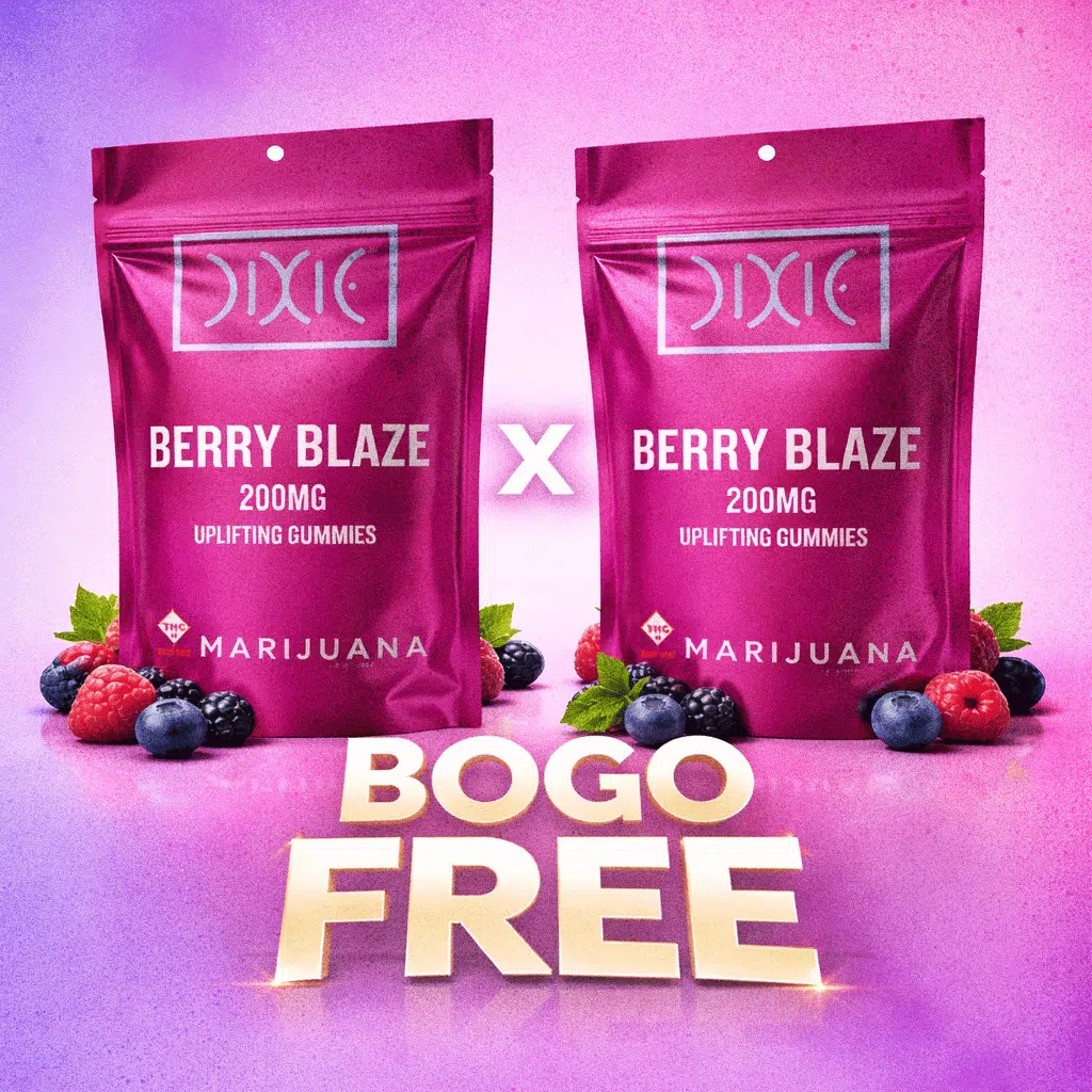 BOGO FREE Dixie Gummies Berry Blaze