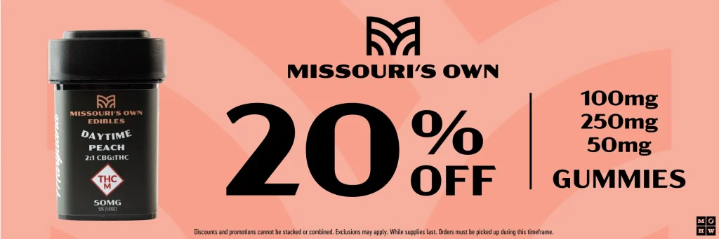 missouri's own 20% off gummies