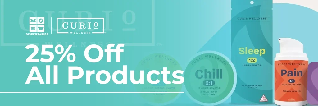 curio 25% off