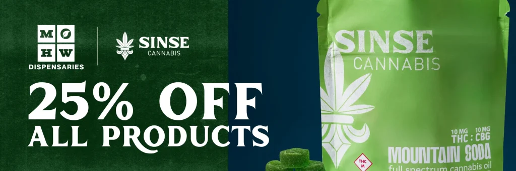 sinse 25% off