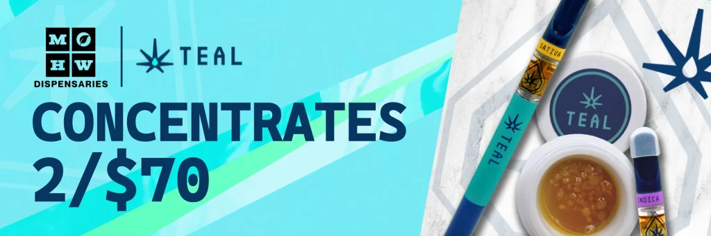 teal concentrates
