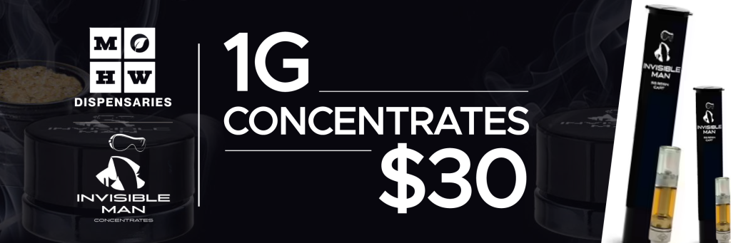Invisible Man: 1g concentrates